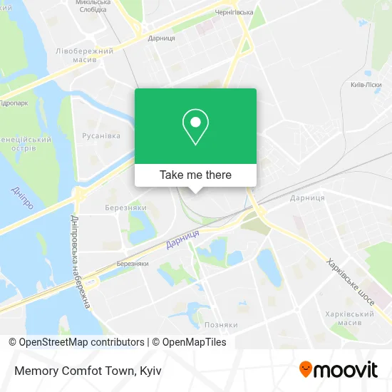 Memory Comfot Town map