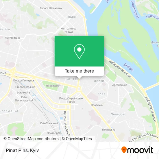 Pinat Pins map