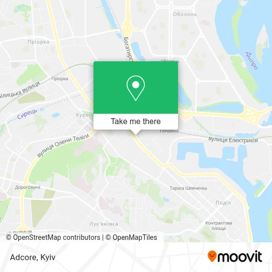 Adcore map