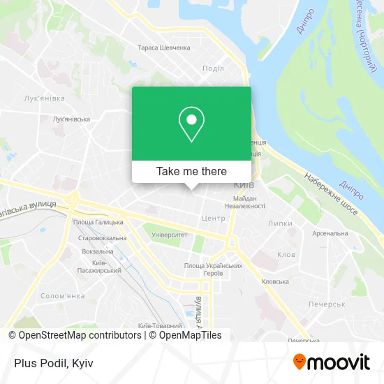 Plus Podil map