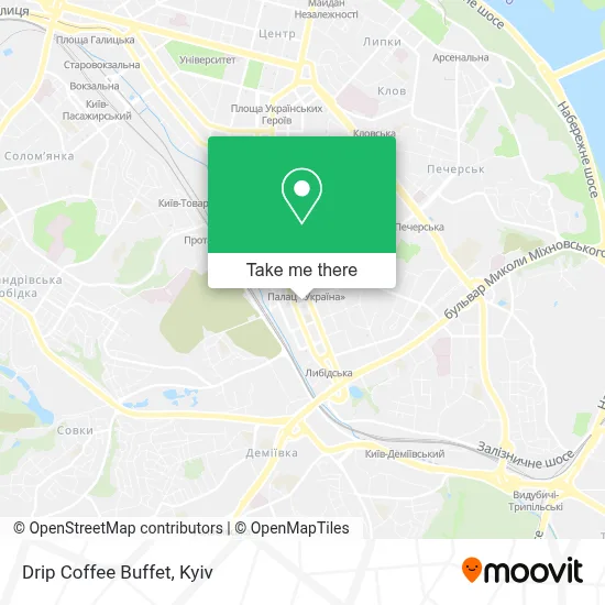 Drip Coffee Buffet map