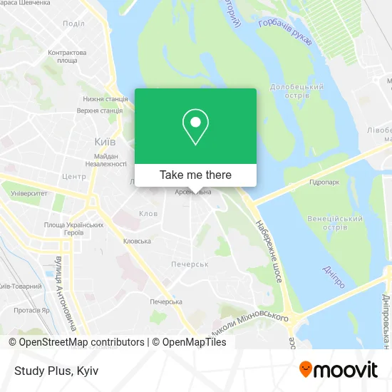 Study Plus map