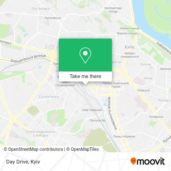 Day Drive map