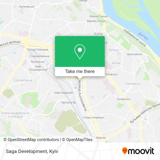 Saga Development map