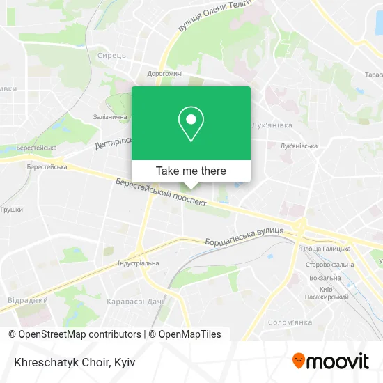 Khreschatyk Choir map