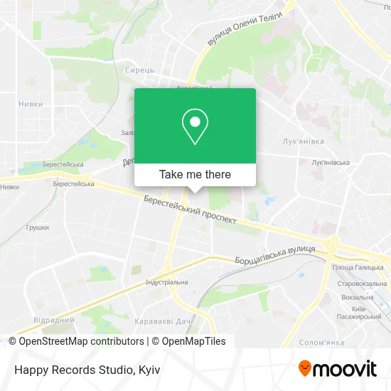 Happy Records Studio map