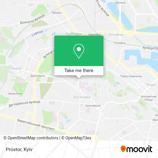 Prostor map