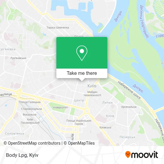 Body Lpg map