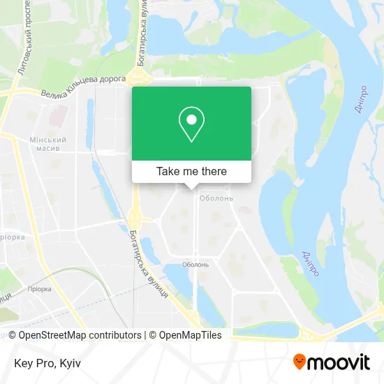 Key Pro map