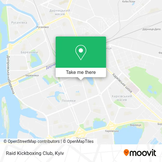 Raid Kickboxing Club map