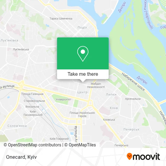 Onecard map