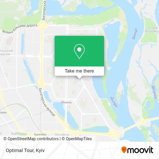 Optimal Tour map
