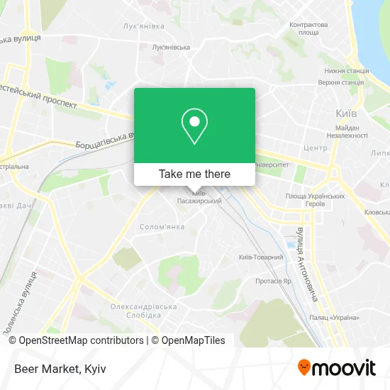 Beer Market map