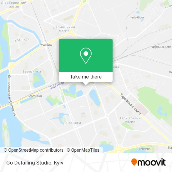 Go Detailing Studio map
