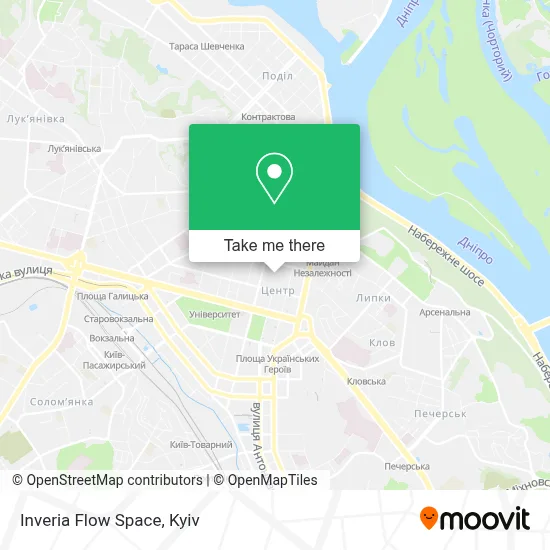 Inveria Flow Space map