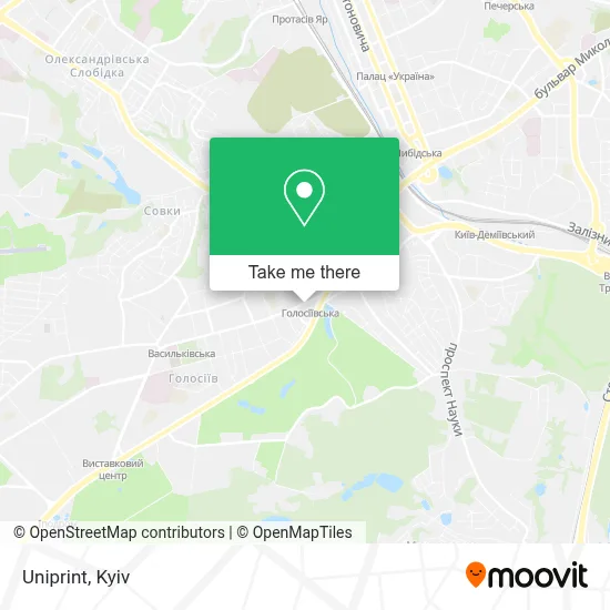 Uniprint map