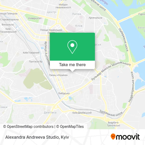 Alexandra Andreeva Studio map