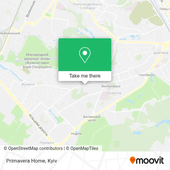 Primavera Home map