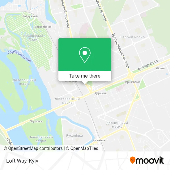 Loft Way map