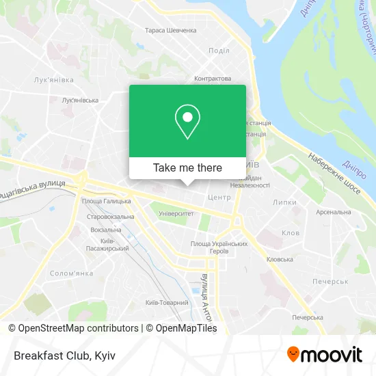 Breakfast Club map