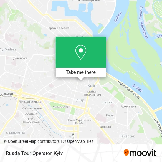 Ruada Tour Operator map