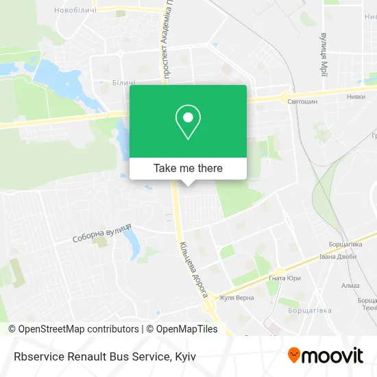 Rbservice Renault Bus Service map