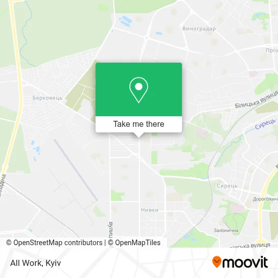 All Work map
