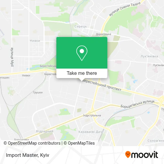 Import Master map