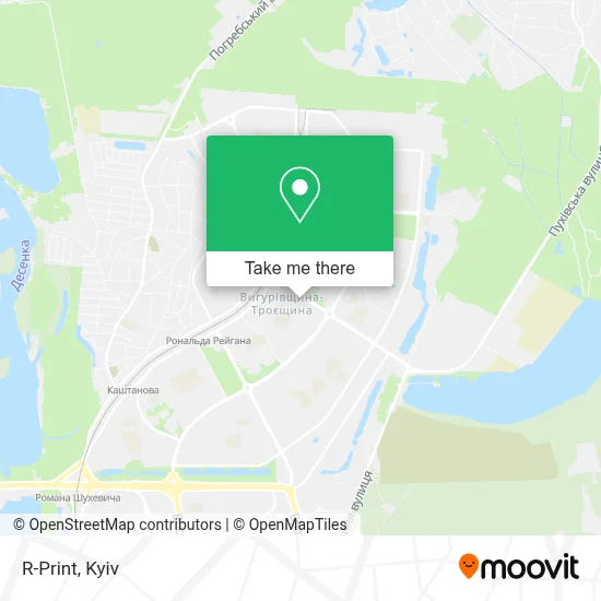 R-Print map