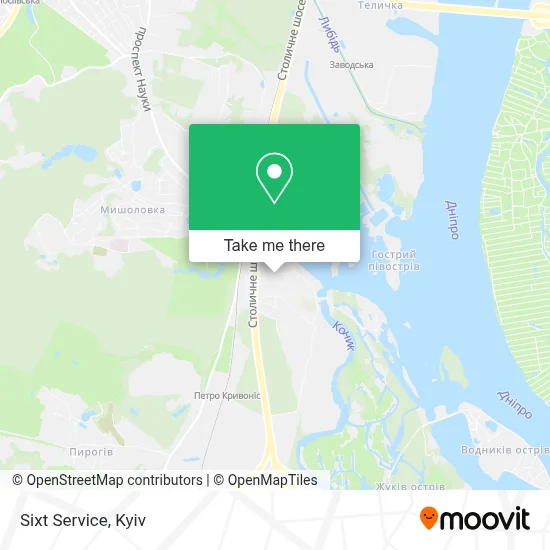 Sixt Service map