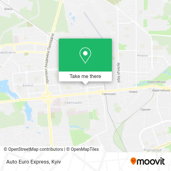 Auto Euro Express map