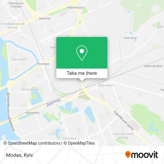 Modas map