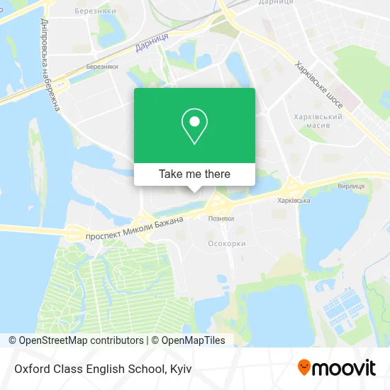 Oxford Class English School map