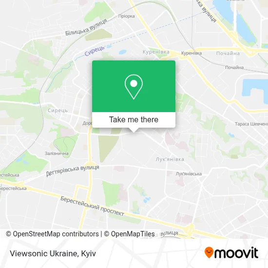 Viewsonic Ukraine map