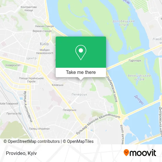 Provideo map