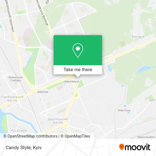 Candy Style map