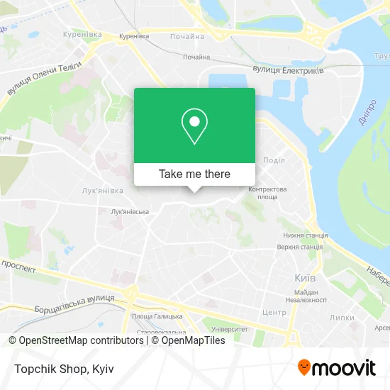 Topchik Shop map
