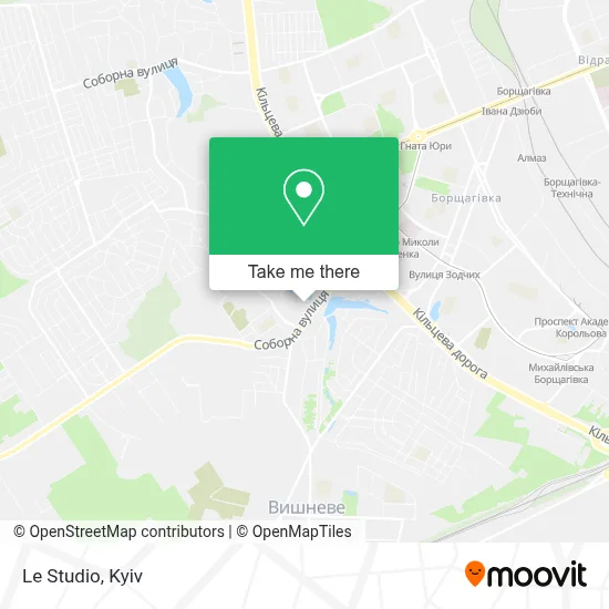 Le Studio map