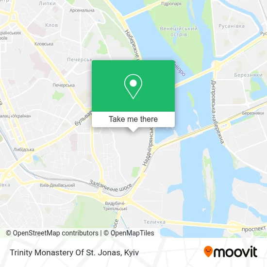 Trinity Monastery Of St. Jonas map