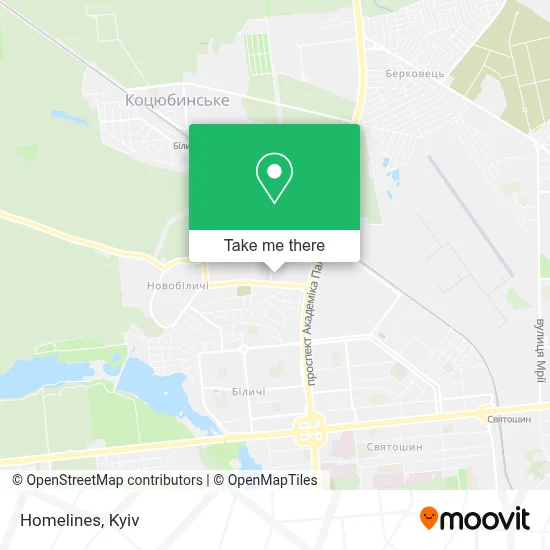 Homelines map