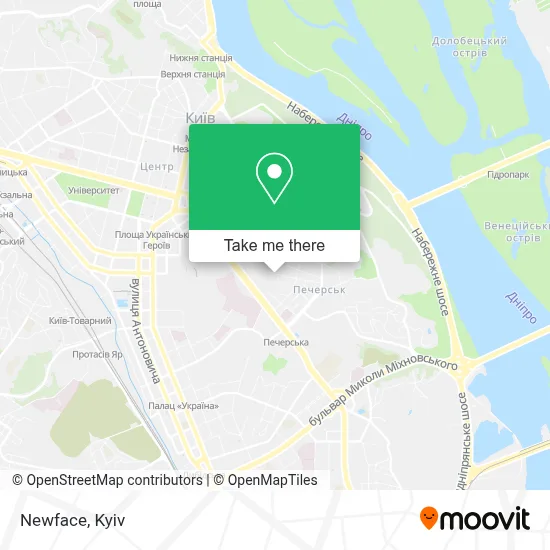 Newface map