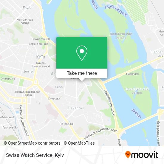 Swiss Watch Service map