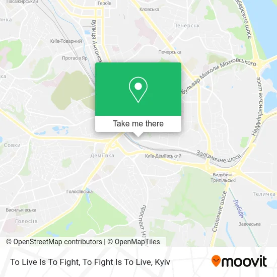 To Live Is To Fight, To Fight Is To Live map