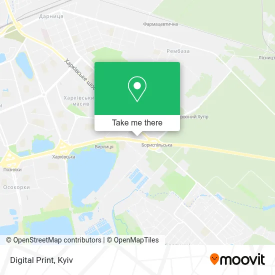 Digital Print map