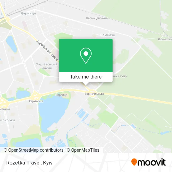 Rozetka Travel map