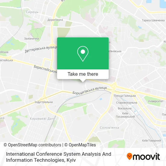 International Conference System Analysis And Information Technologies map