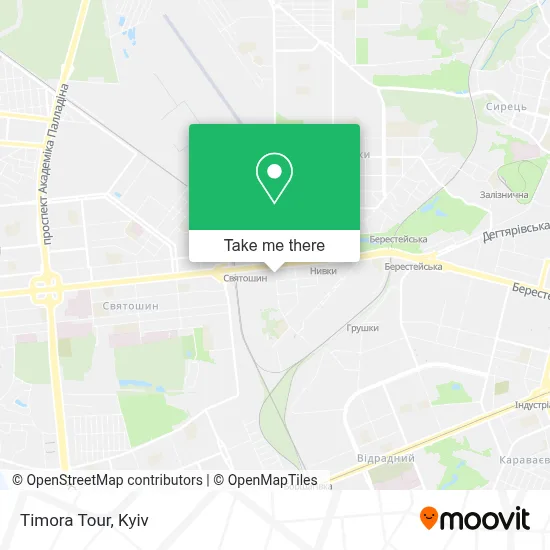 Timora Tour map