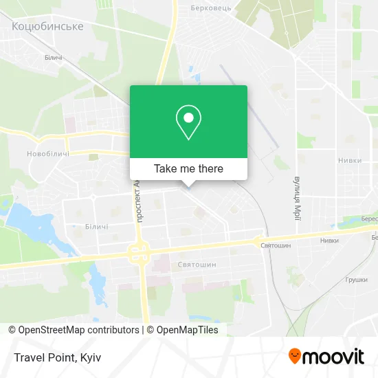 Travel Point map