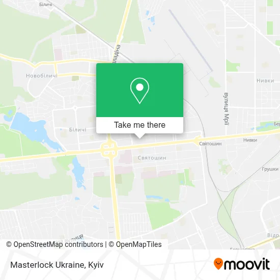 Masterlock Ukraine map