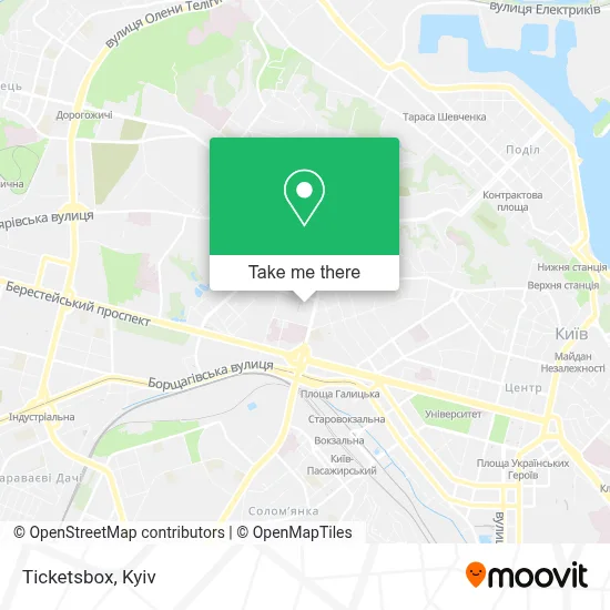 Ticketsbox map